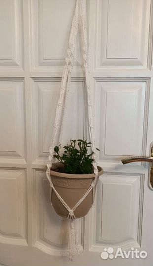 Подвес для цветов макраме
