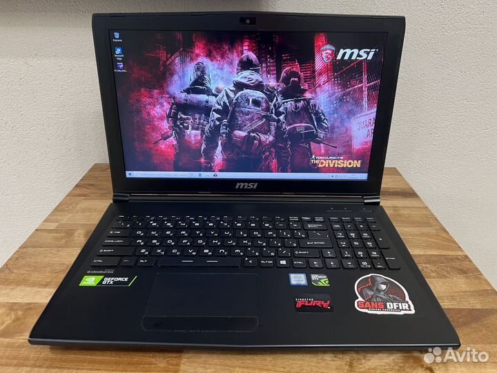 Игровой MSI i5-6300HQ 8Gb DDR4 GTX 950M SSD+1000Gb