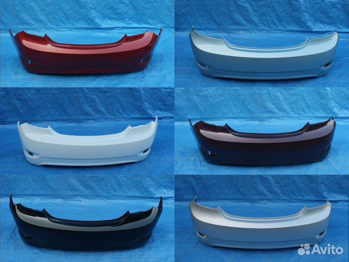 Бампер задний Hyundai Солярис седан 2010-2014