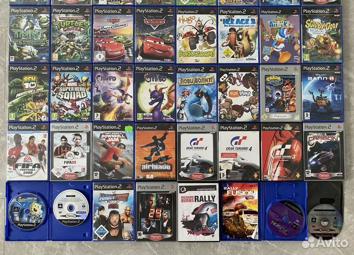 Много Дисков PS2 Лицензия 60штук