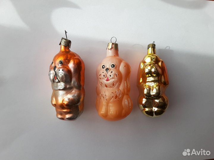 Старые елочные игрушки