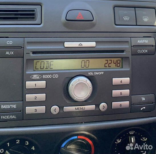 Разблокировка Магнитола ford focus 2 и не только
