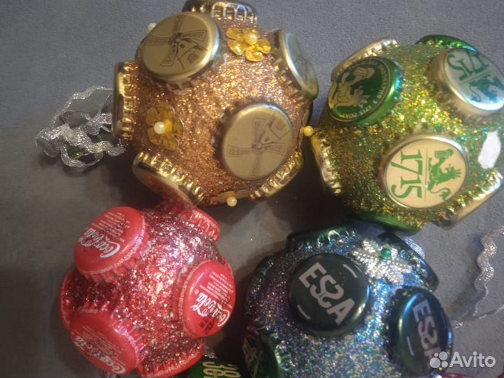 Ёлочные шары ручной работы