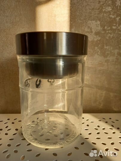 Икеа дагклар банка со вставкой, 400 мл, 8x11 см