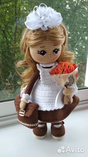 Кукла Школьница ручная работа