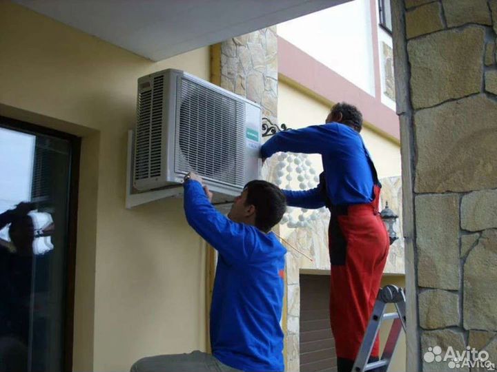 Установка кондиционеров и вентиляции