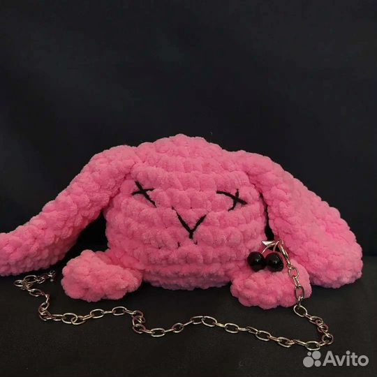 Вязаный зайчик