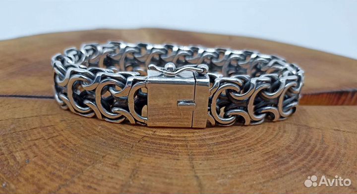 Серебряный браслет рамзес