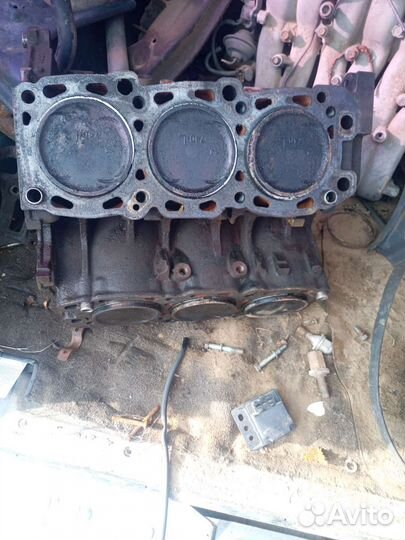 Блок двигателя Mitsubishi 6G74 Pajero 2 3.5
