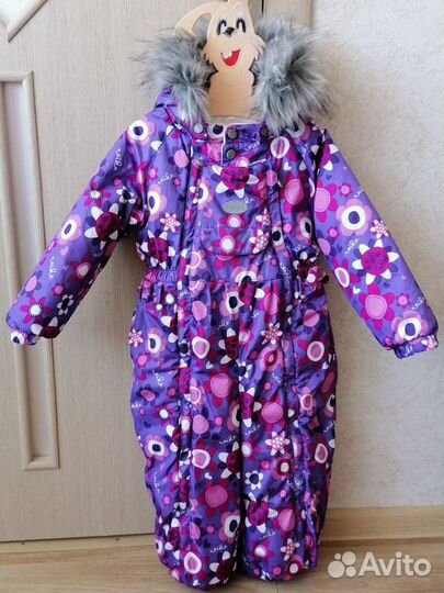 Зимний комбинезон для девочки 92