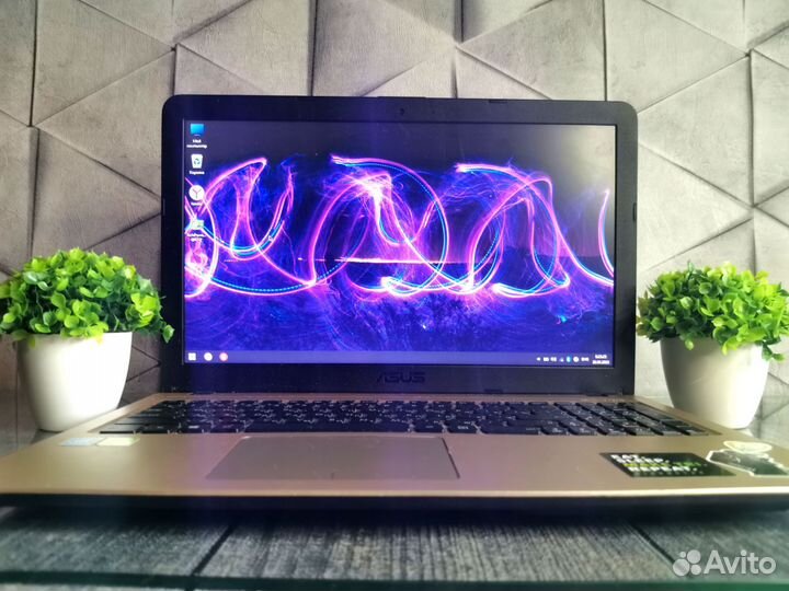 Современный Ноутбук/Intel 4Ядра/DDR4/500GB/Nvidia