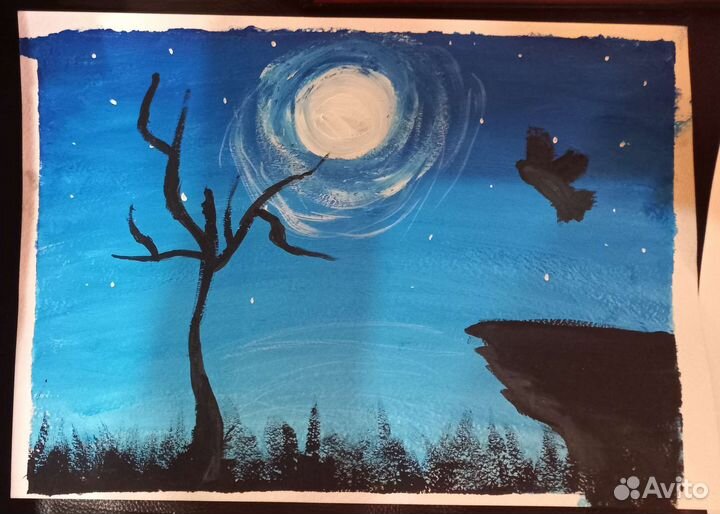 Рисунки- акварель, гуашь