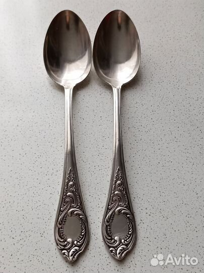 Ложки столовые, чайные, десертная. Мельхиор, СССР