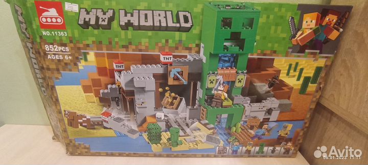 Конструктор Майнкрафт Шахта Крипера 10472