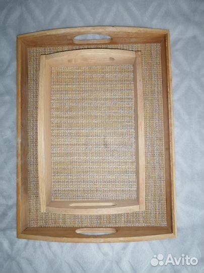 Подносы деревянные разного размера