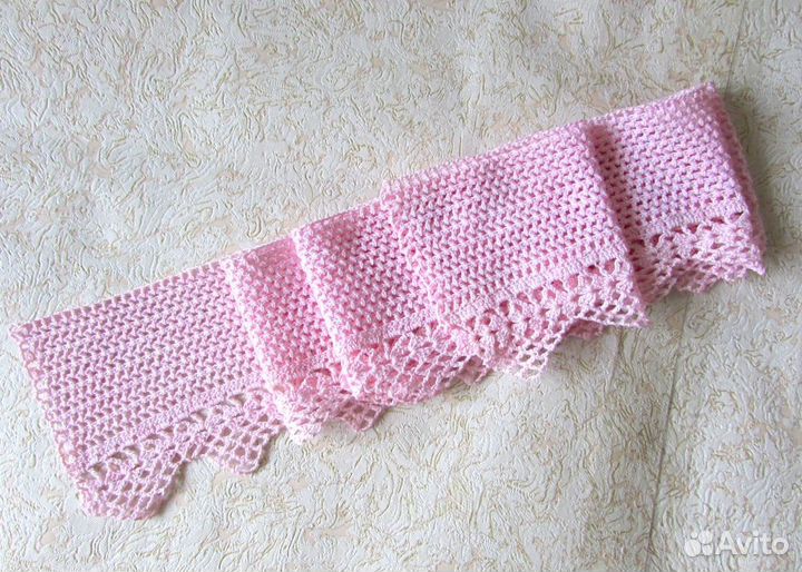 Подзор вязаный крючком. Винтаж 70-х