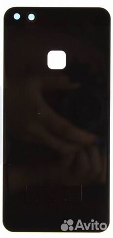 Задняя крышка для Huawei P10 Lite Черная (со стекл