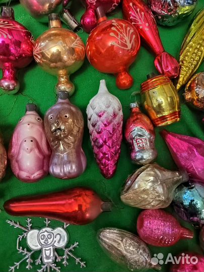 Елочные игрушки ссср(лот 3)