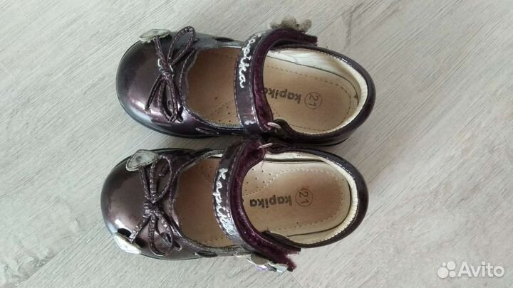Туфли на девочку 21 размер