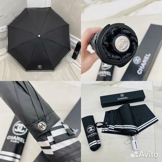 Зонт женский Chanel черный