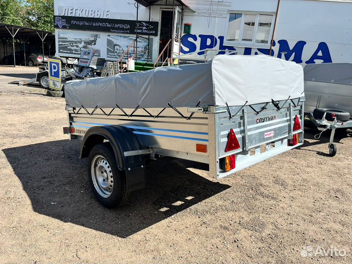 Прицеп Спутник Expert ZN 2013-33 оцинк. (Тент 0.7