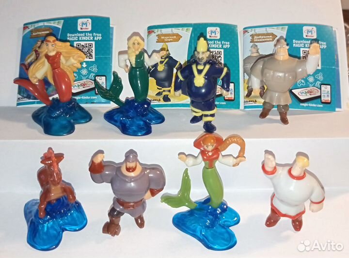 Серии игрушек киндер-сюрприз