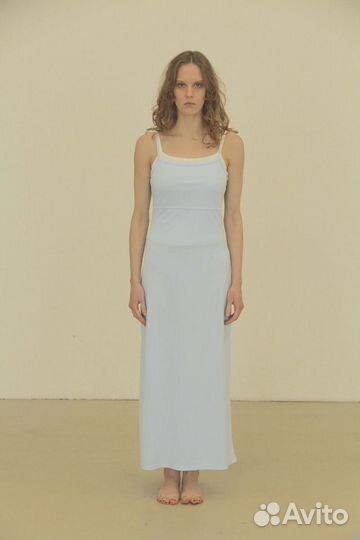 Платье макси винтажное