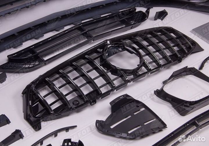 Обвес 45 AMG хром Mercedes CLA C118 X118