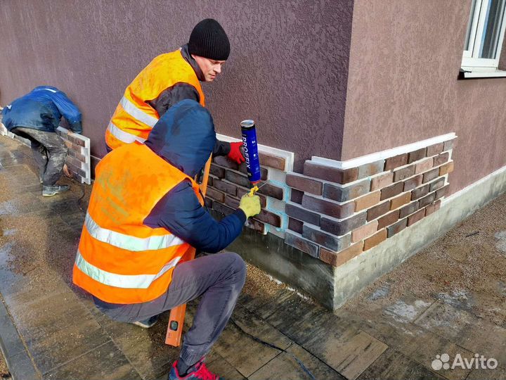 Облицовочный фасадный камень Клинкер Стоун