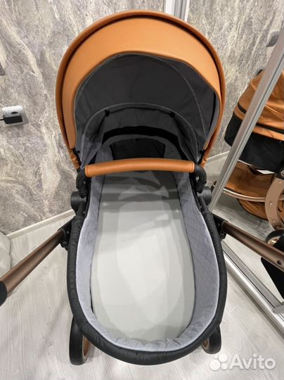 Коляска Новая 3 в 1 Экокожа (в заводской упаковке)