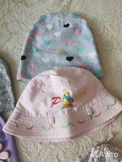 Летние шапочки, панамки для девочки