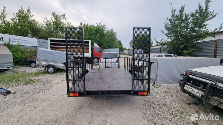 Прицеп новый двухосный 3.5 на 2 метра