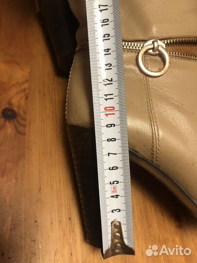 Сапоги женские натуральная кожа 38