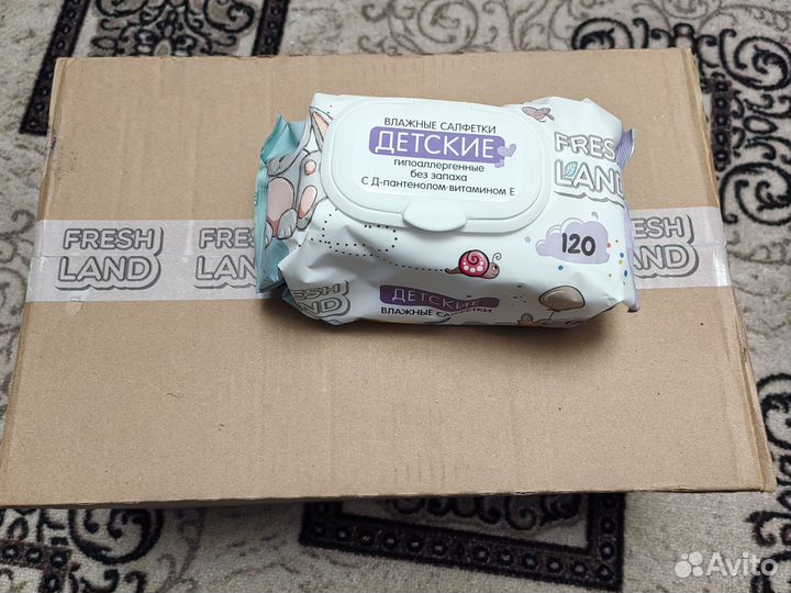 Влажные салфетки детские