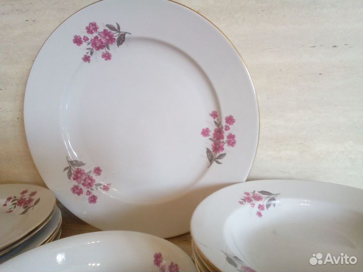 Столовый сервиз на 6 персон без супницы Дулево