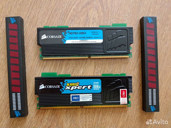 2Гб DDR2 PC2-6400, 4-4-4-12