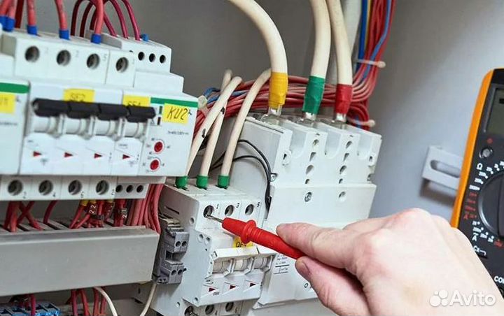 Электрик. Ремонт розеток. Сборка щита