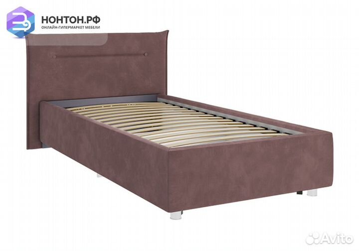 Кровать Альба светло-коричневая