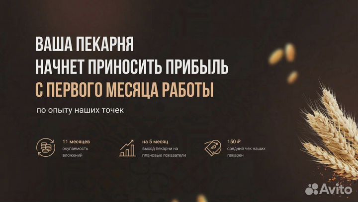 Франшиза готового бизнеса пекарня