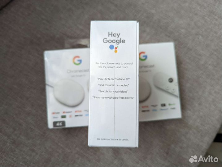 Google Chromecast 4K с Google TV новый