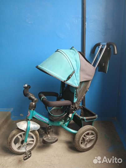 Детский велосипед с ручкой