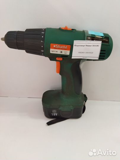 Шуруповерт Sturm CD3118C