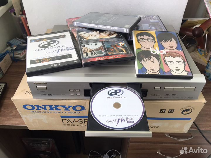 CD, sacd, DVD проигрыватель Onkyo DV-SP502E