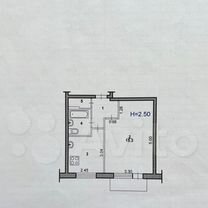 1-к. квартира, 28,5 м², 4/5 эт.