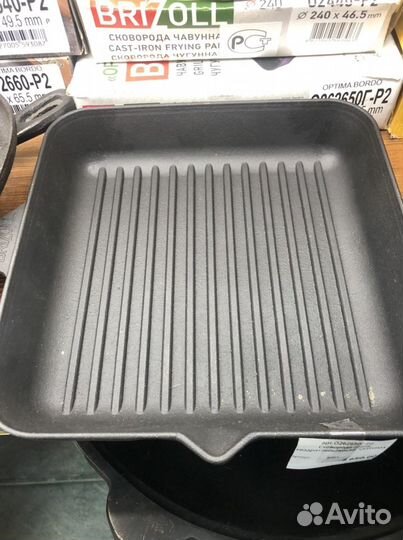 Сковорода квадратная гриль