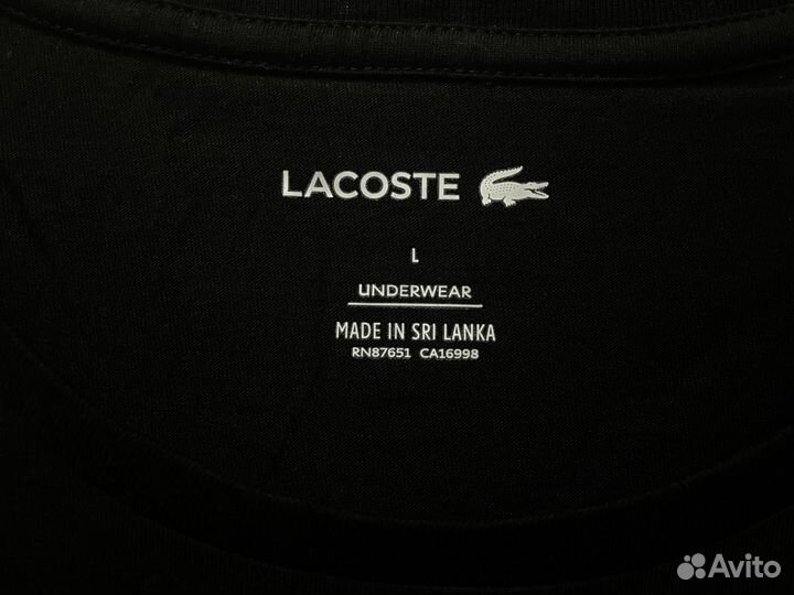 Футболка Lacoste Новая Оригинал