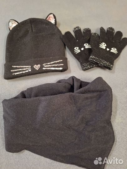 Шапка и снуд + перчатки