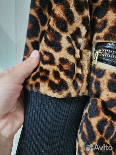 Леопардовое пальто