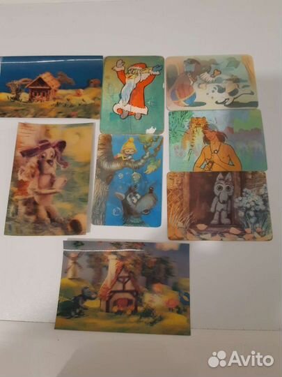 Календарики переливашки 1975-1991г