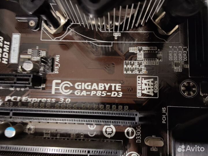 Комплект Intel i7-4770, gigabyte ga-p85-d3, 16gb